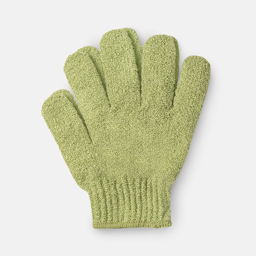 Well Groomed Xl Extra Rough Shower Gloves - Sage Green