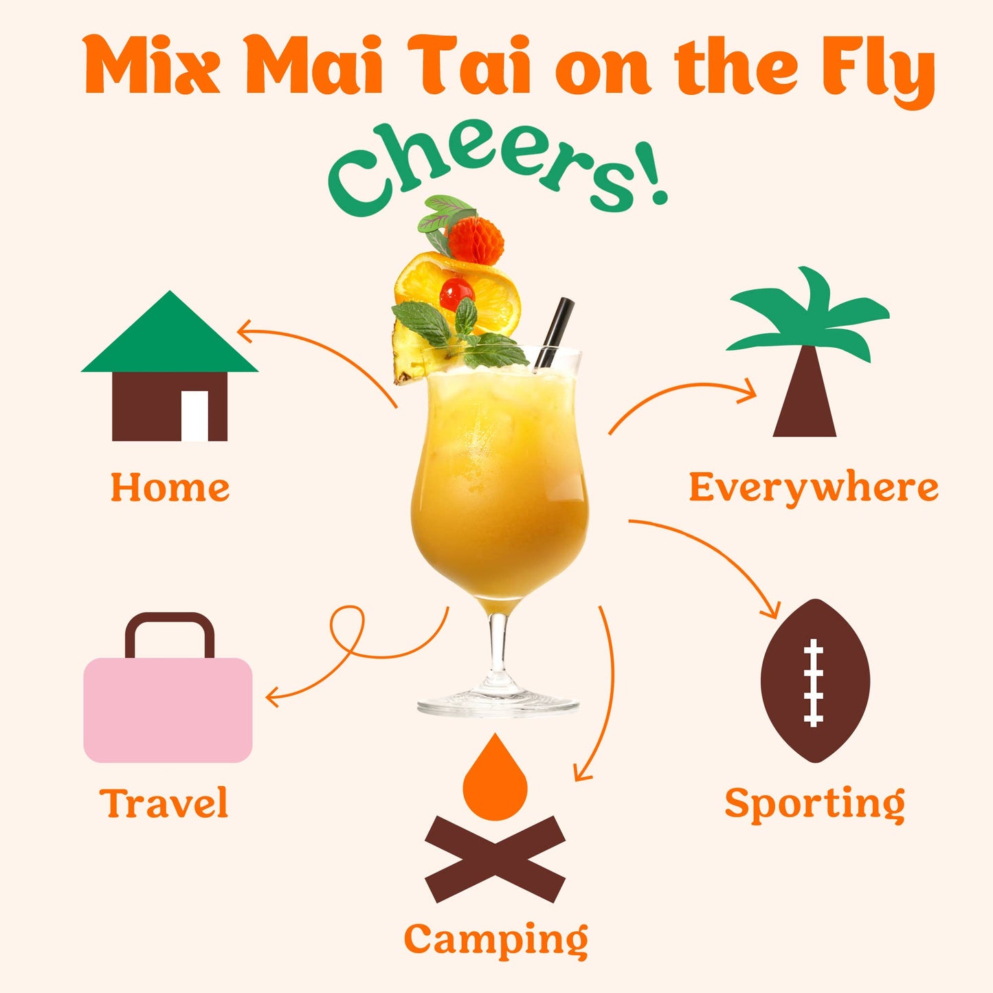 Blood Orange Mai Tai Mixer (1 Packet)