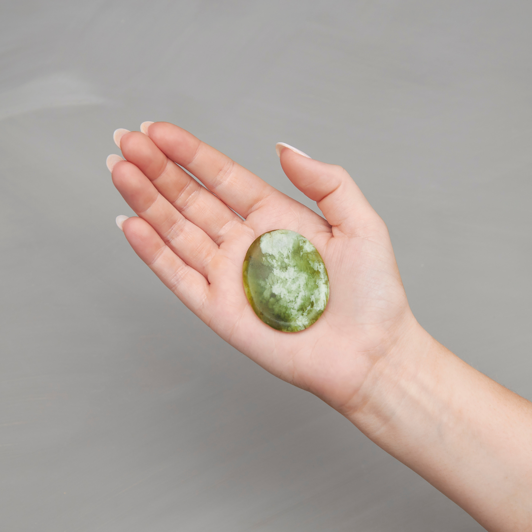 Xiuyan Jade Soothing Stone - Plastic Free Packaging!