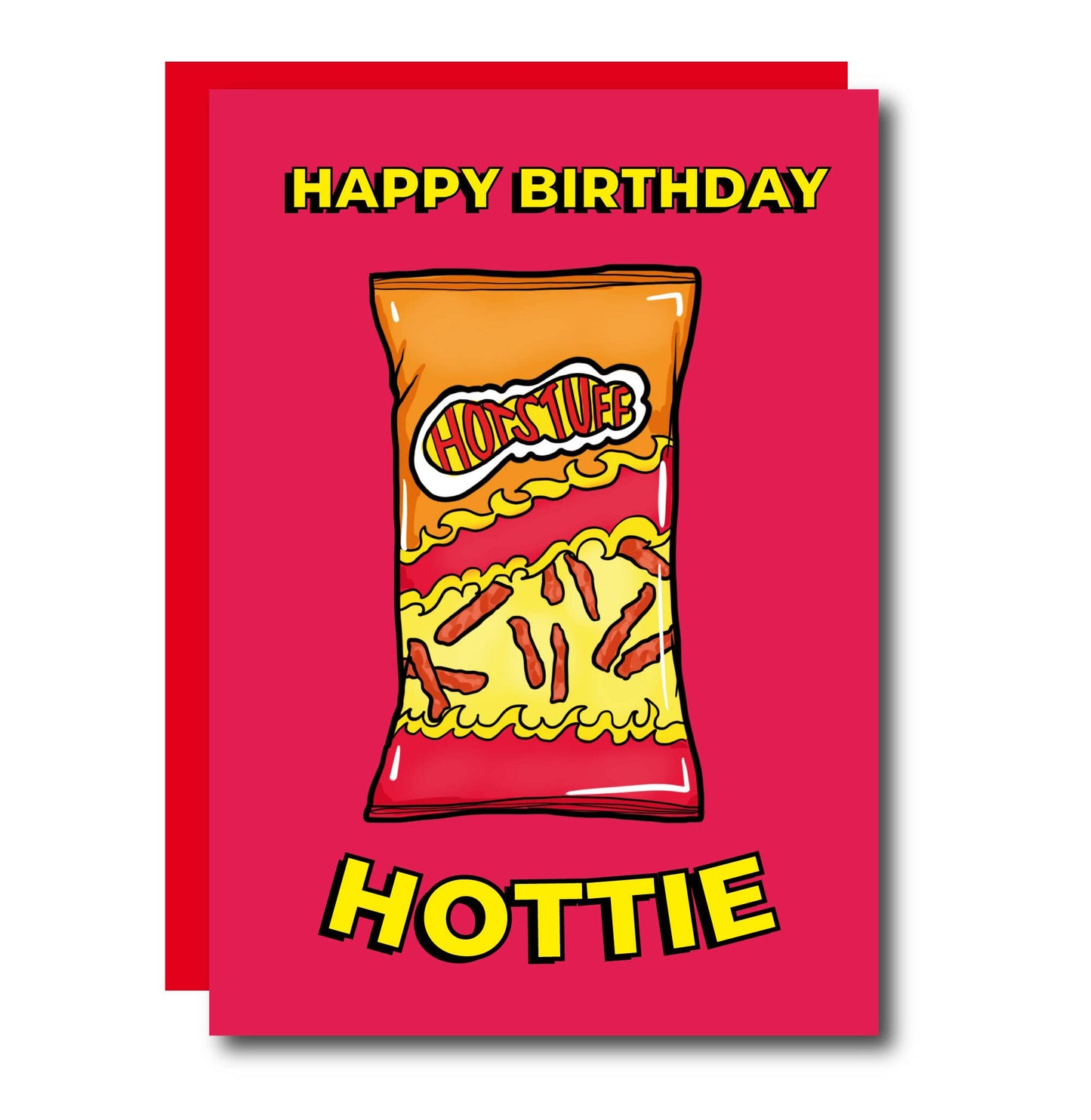 Happy Birthday Hottie Snack Greeting Card
