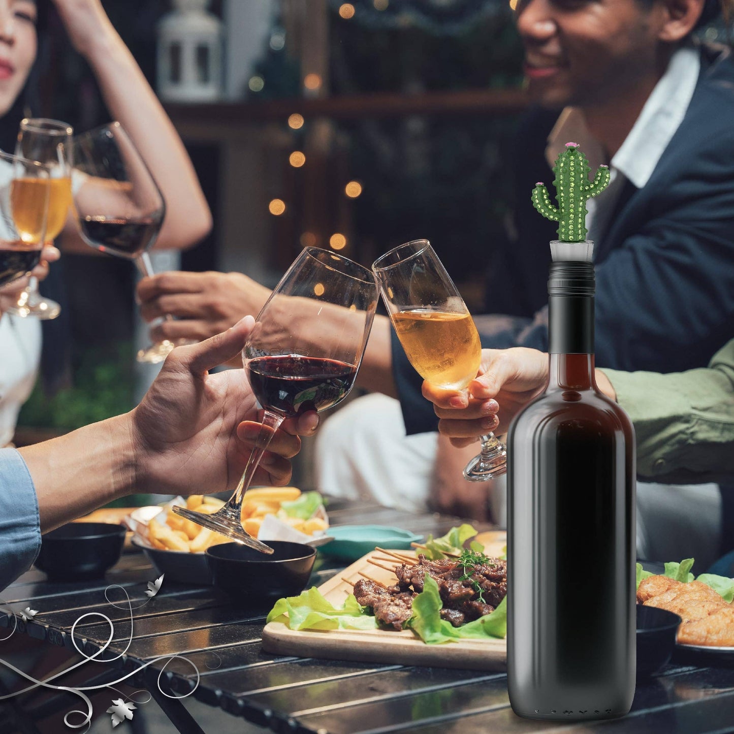 Cheers - Sparkling Wine Stopper - Cactus