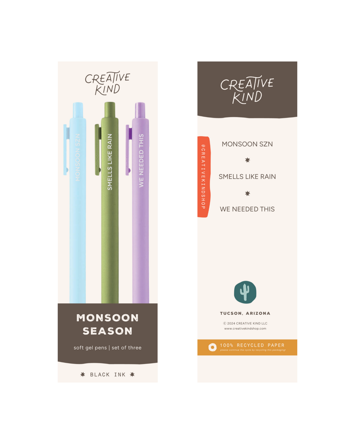 Monsoon Season Gel Pen Trio