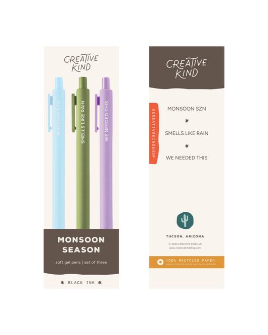 Monsoon Season Gel Pen Trio