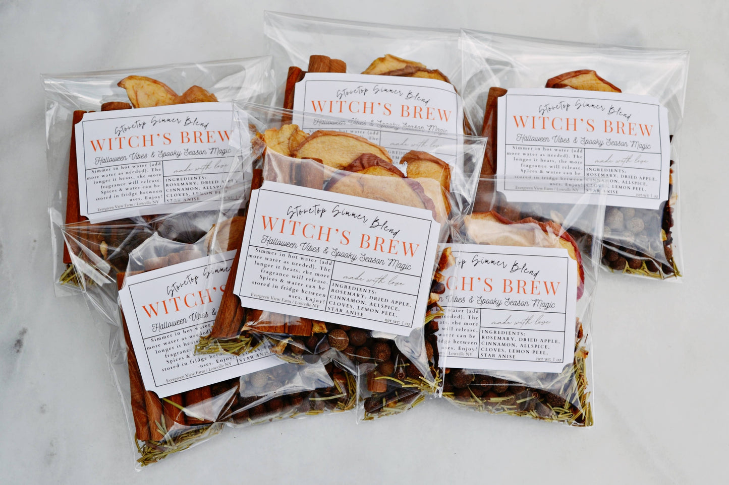 Witch's Brew Autumn Fall Halloween Simmer Stovetop Spices