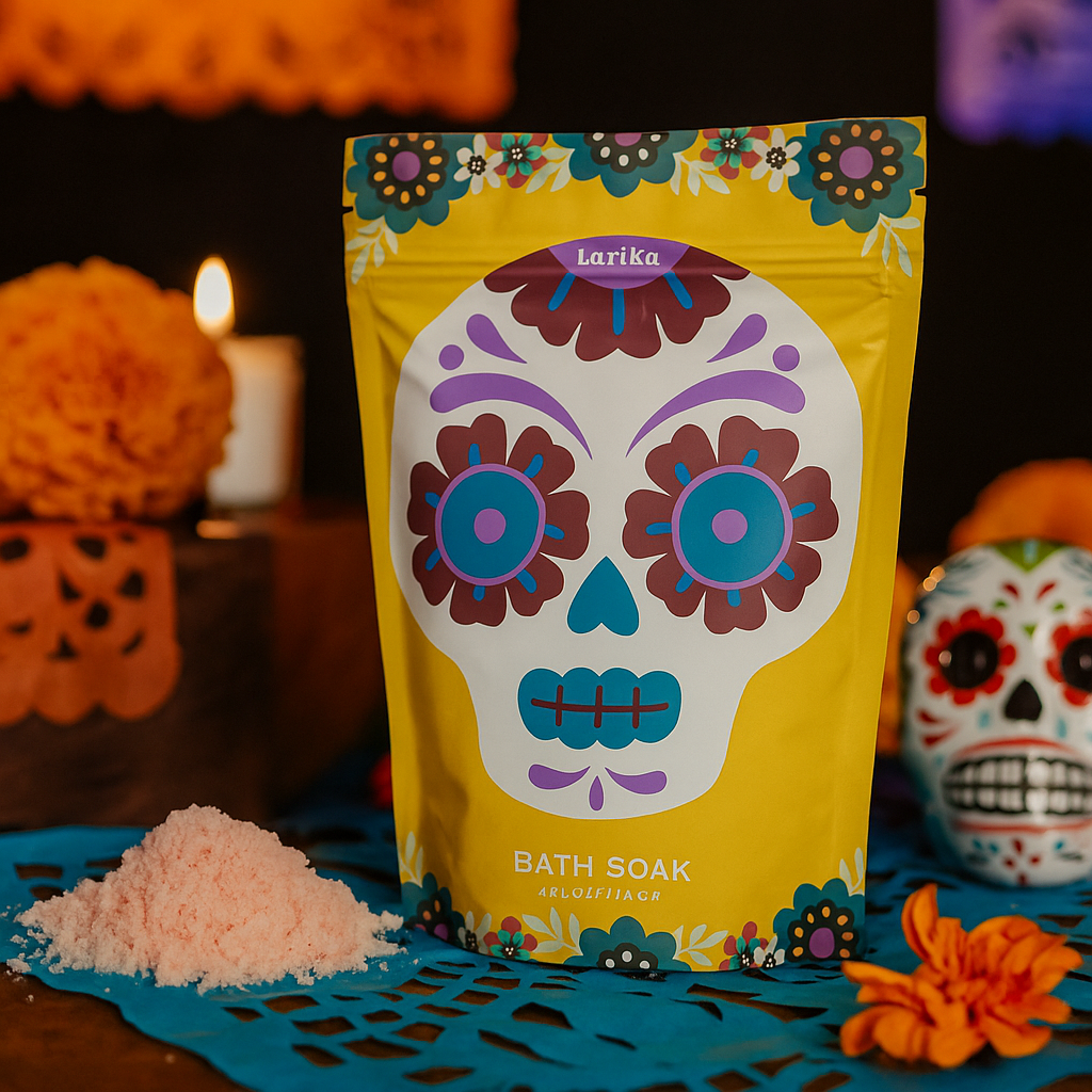 Day of the Dead Bath Soak| Día de los Muertos - Yellow skull
