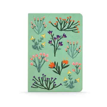 Petit Blooms Embroidered Journal
