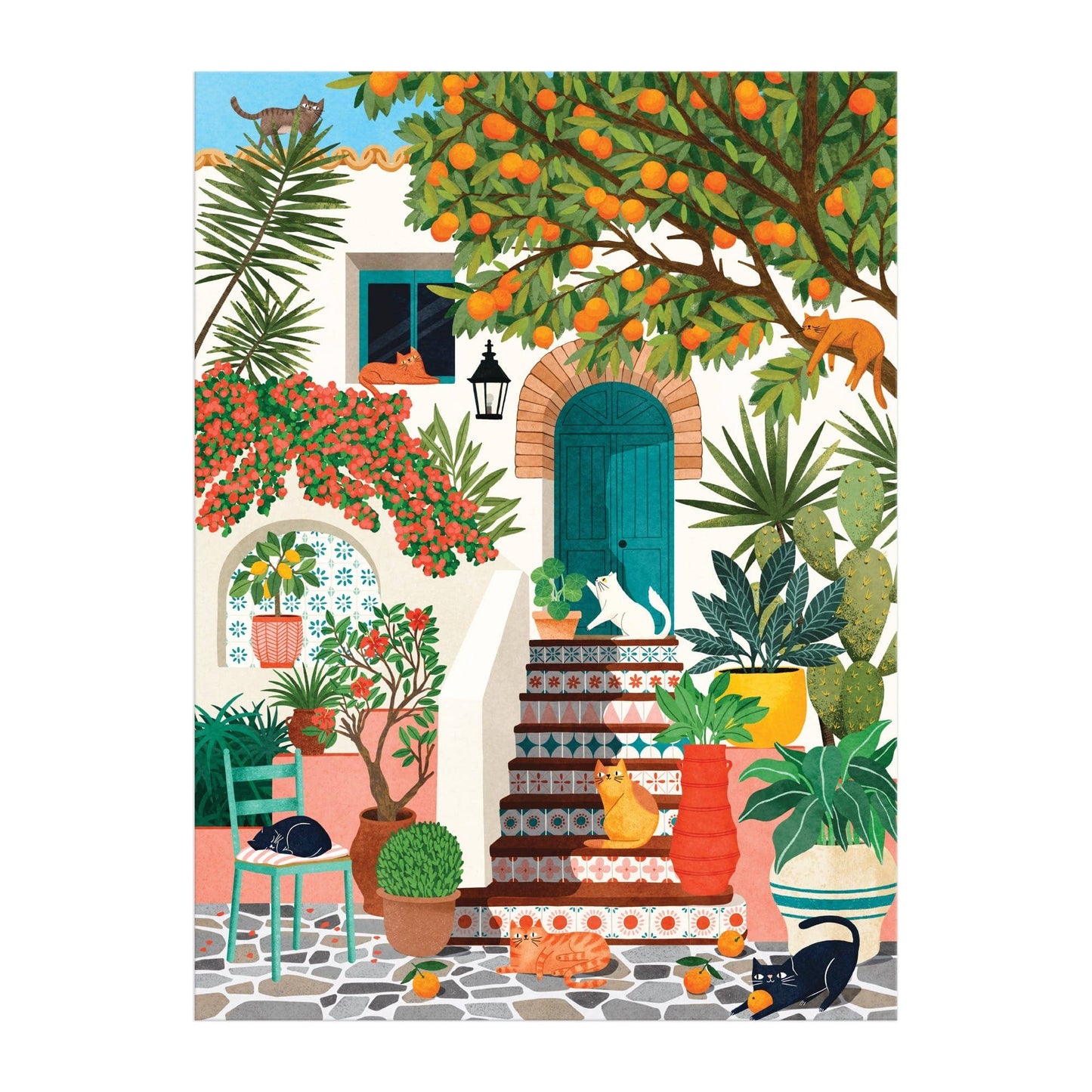 Mediterranean Cats 1000 Piece Puzzle