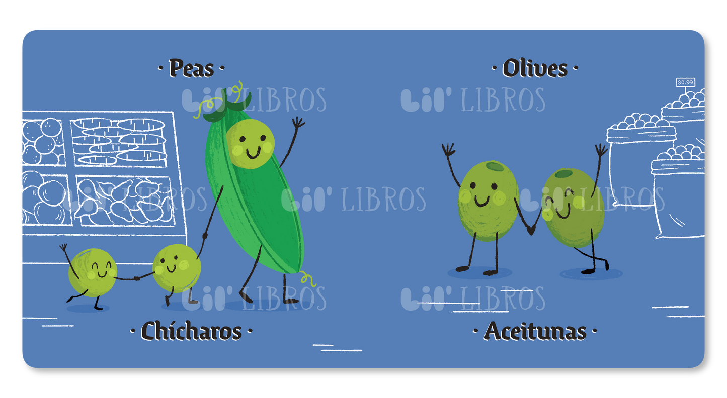Vegetables That Are Fruits (Bilingual English and Spanish)