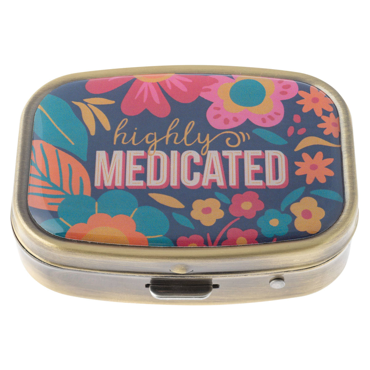 Small Metal Pill Case: Take Your Meds
