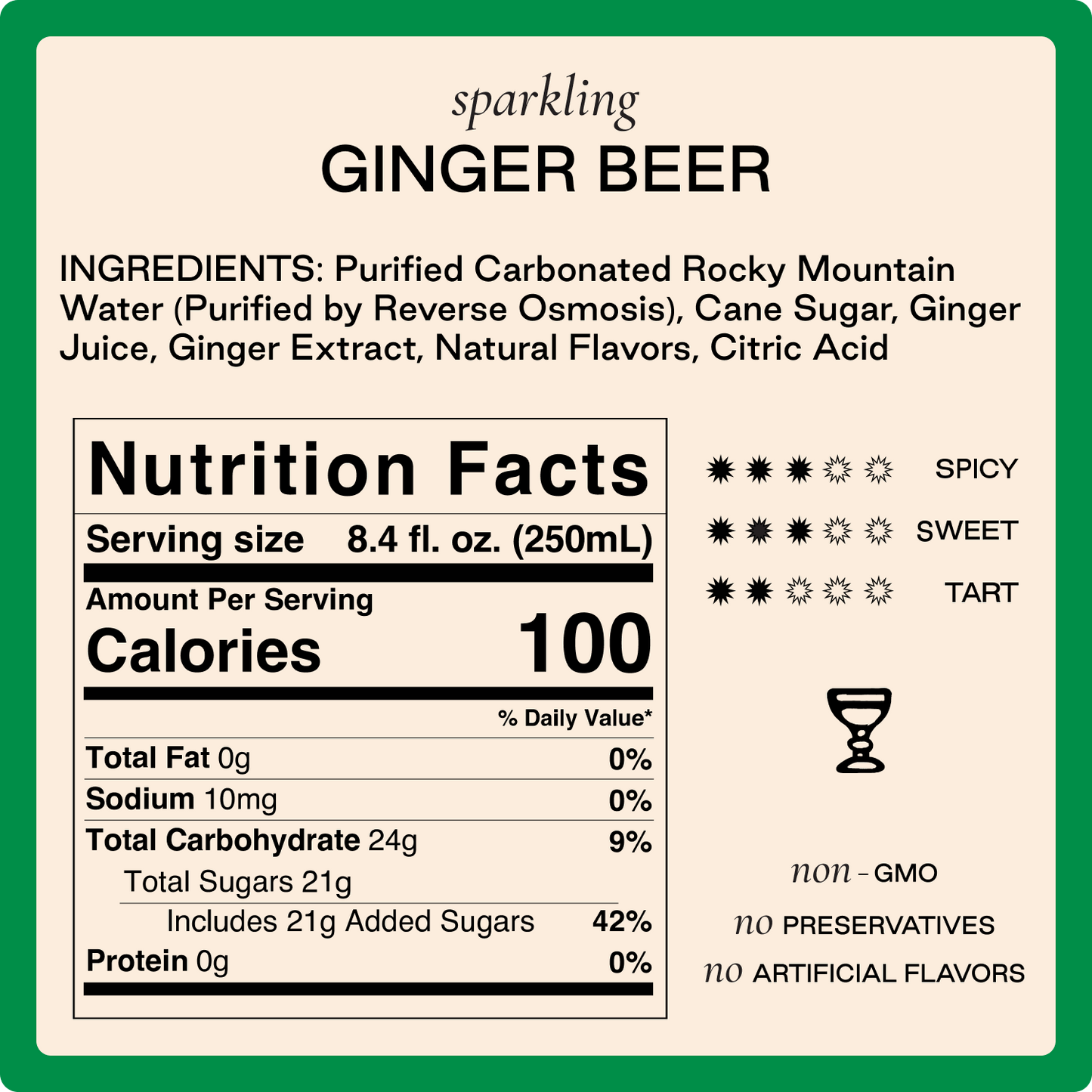 Ginger Beer - 24 Pack Of Cans