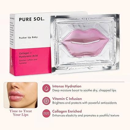Pucker Up Baby - Cherry Blossom Hydrogel Collagen Lip Mask