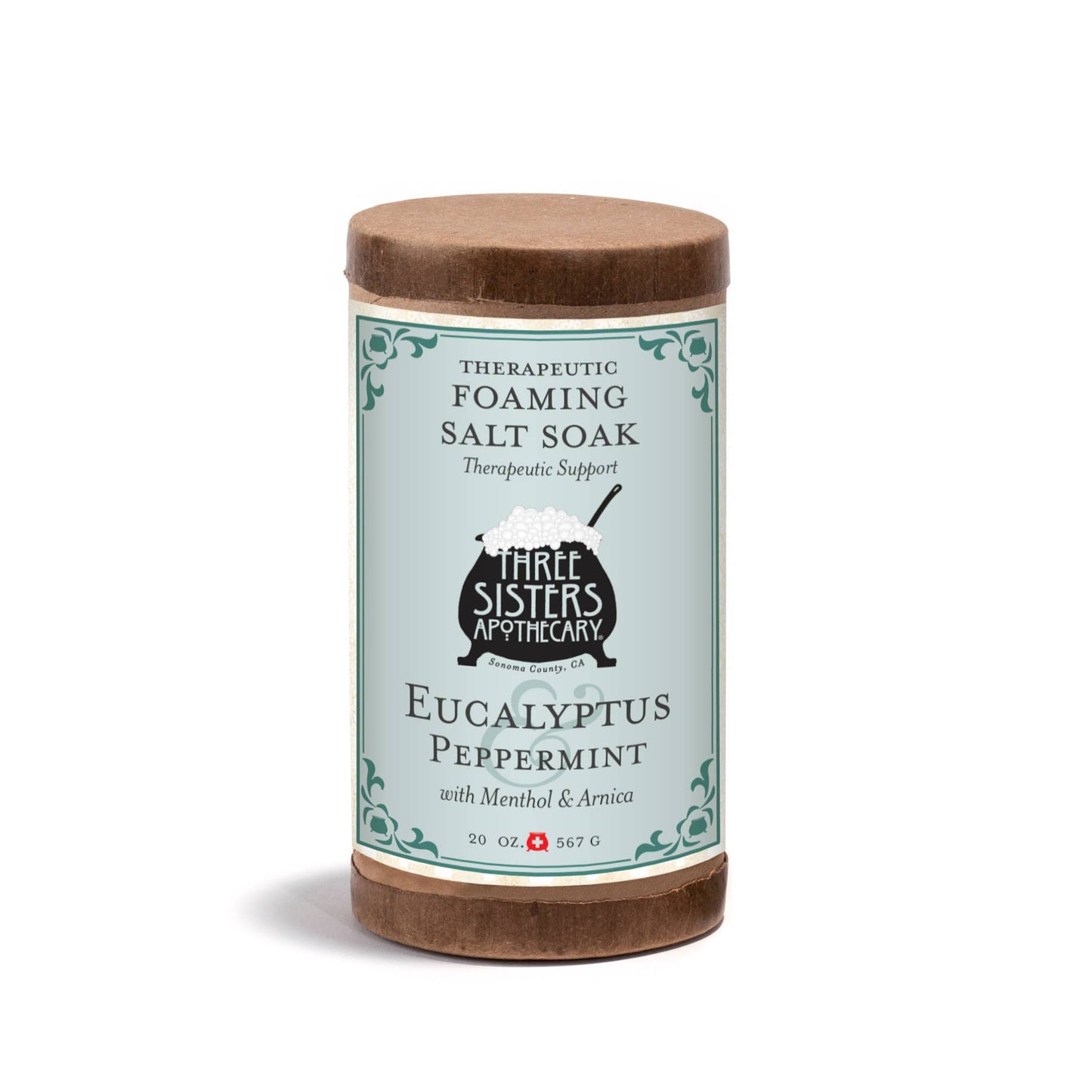 Bath Salt Soak Therapeutic Foaming Eucalyptus & Peppermint