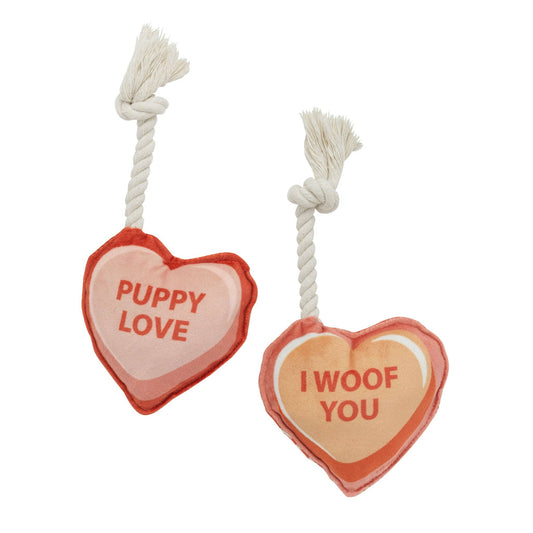 Mini Dog Toy Set | Valentine's Day Hearts