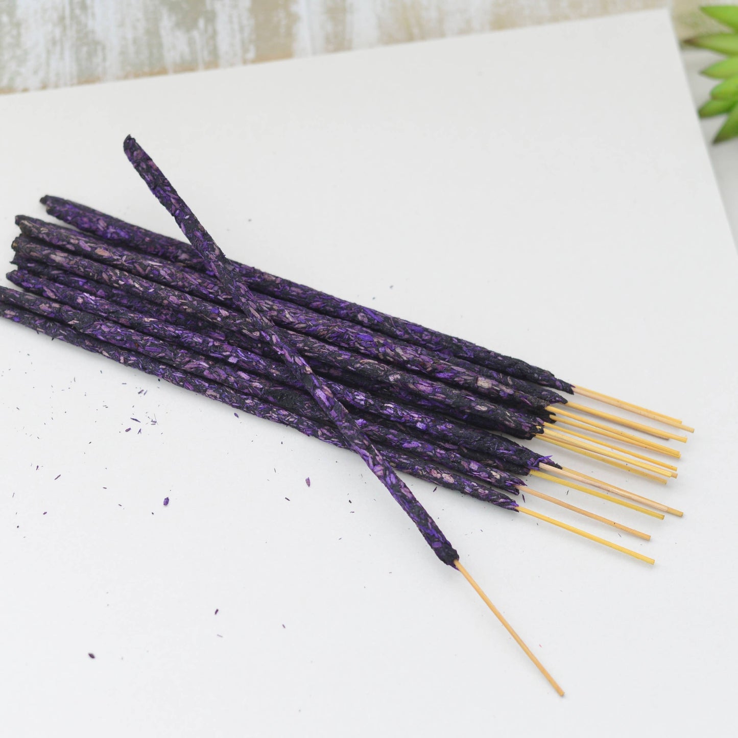 Lavender Smudge Incense Sticks - Plastic Pouch 10 Sticks