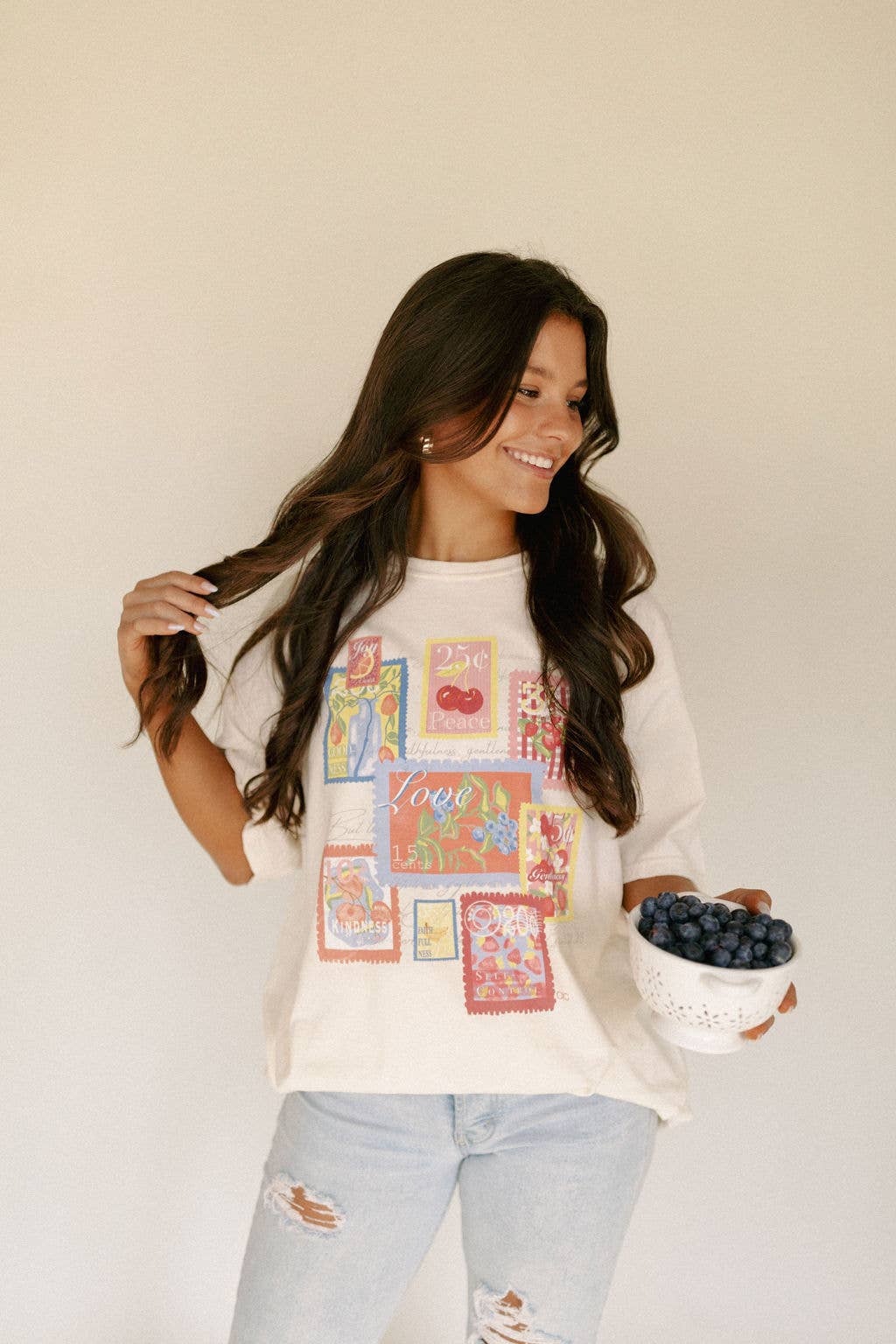 Fruit Stamps/ Fruit Of The Spirit Graphic Tee: Large
