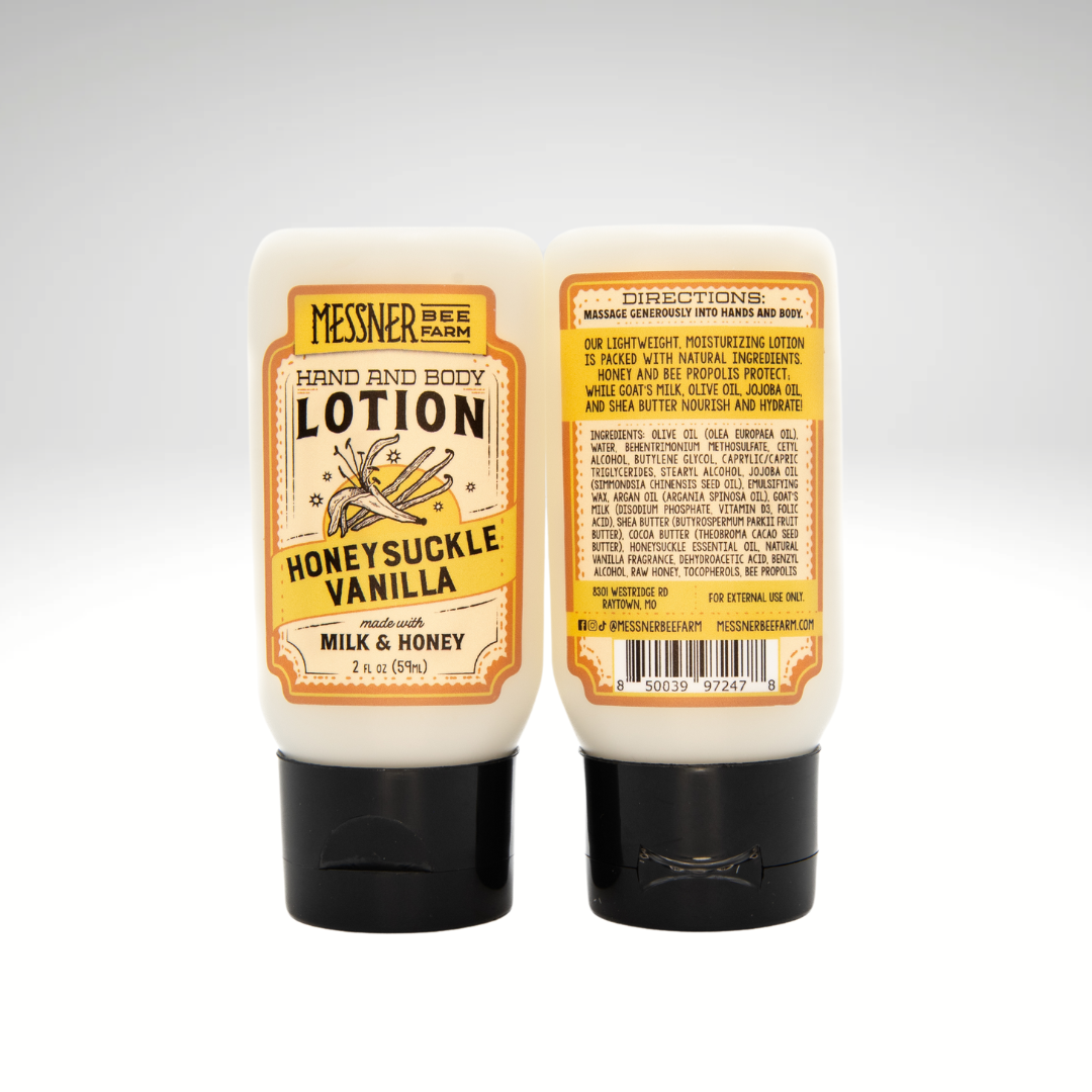 Honeysuckle Vanilla - Milk and Honey Lotion - 2oz Travel