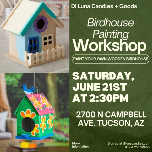 6/21 Wood Birdhouse Painting Workshop