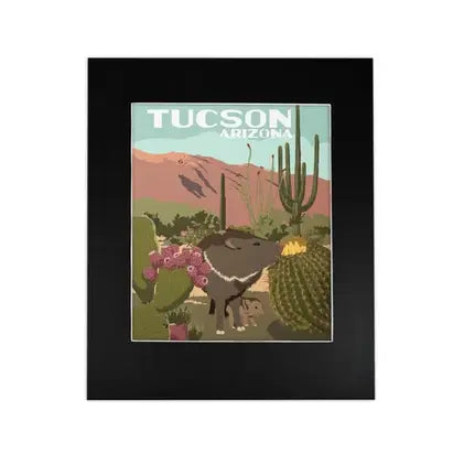 Print 8x10 Javelina & Baby