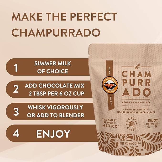 Champurrado Mexican Atole 10 oz Pouch