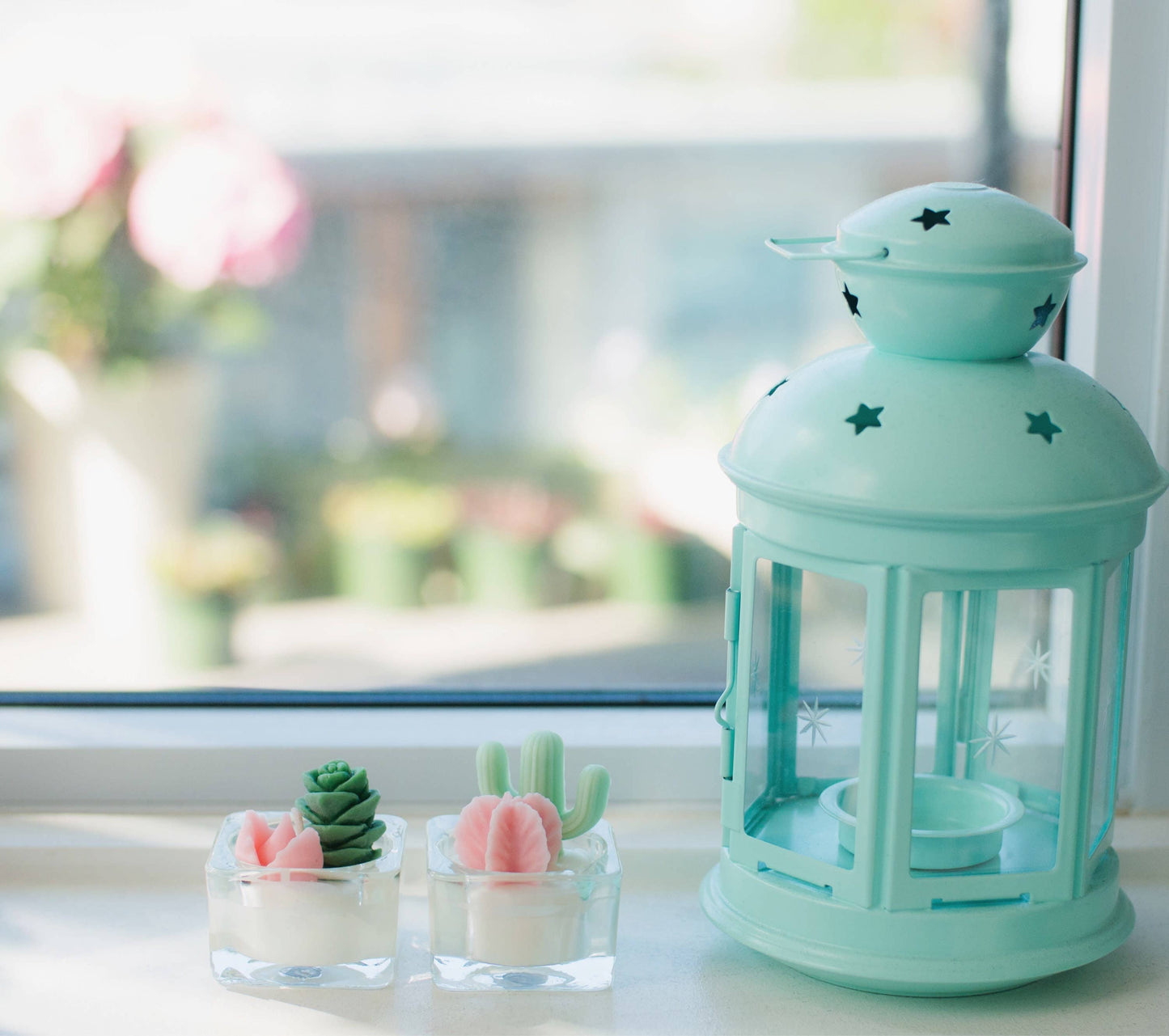 Succulent Garden Candle