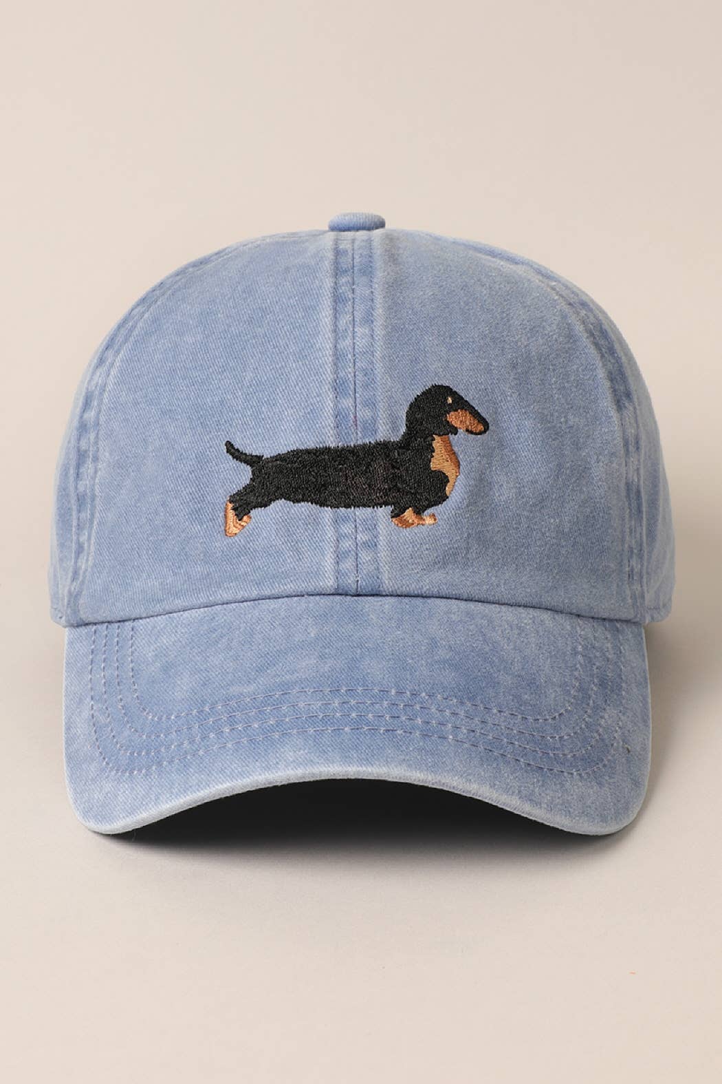 Dachshund Embroidered Baseball Dad Cap