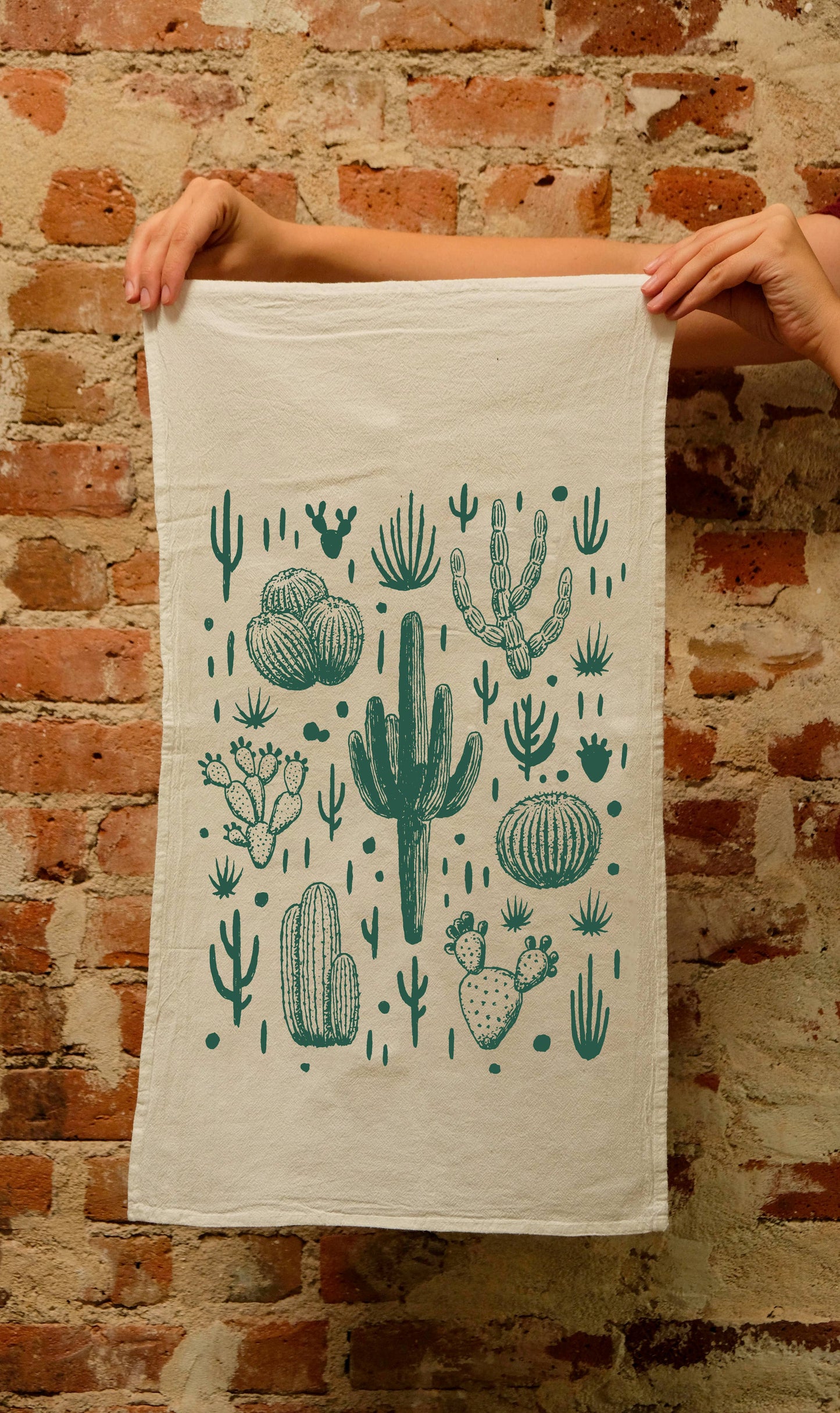 Cactus Tea Towel