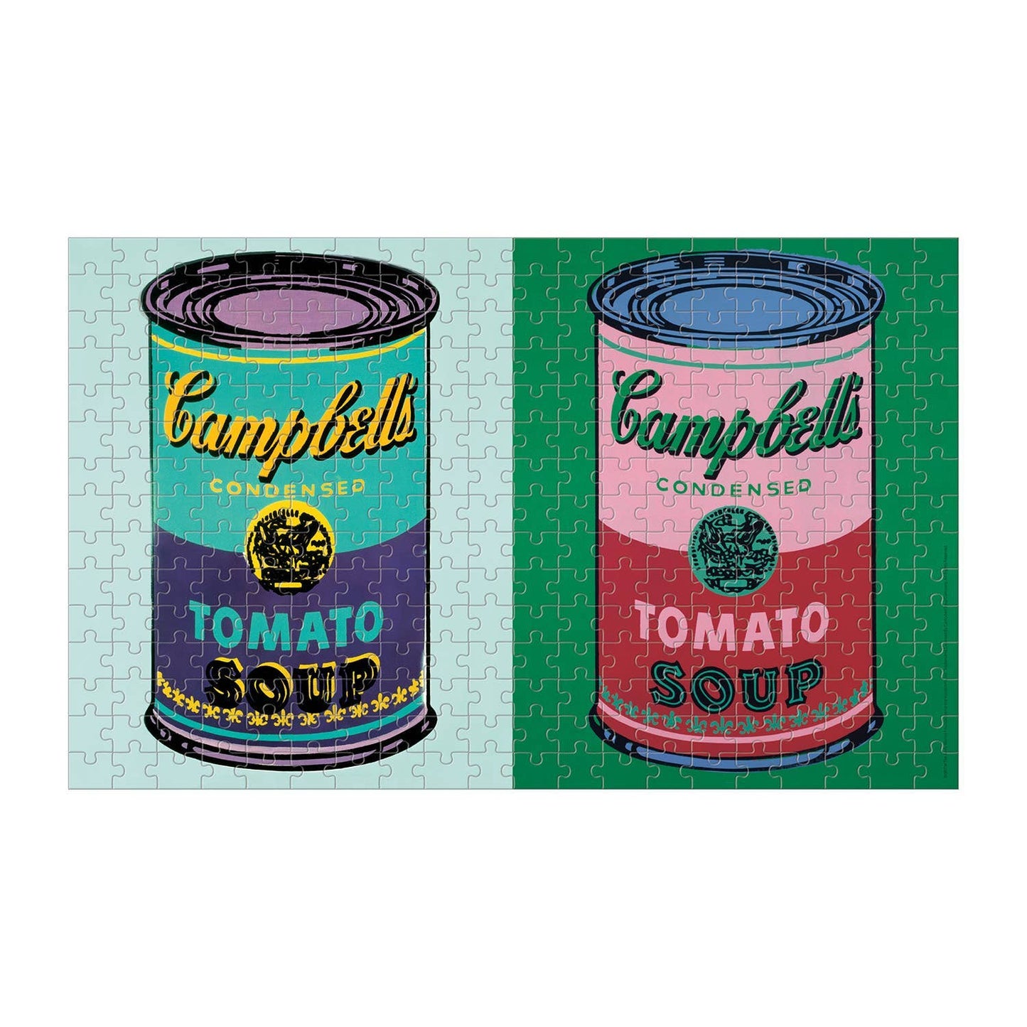 Andy Warhol Soup Cans 300 Piece Lenticular Puzzle