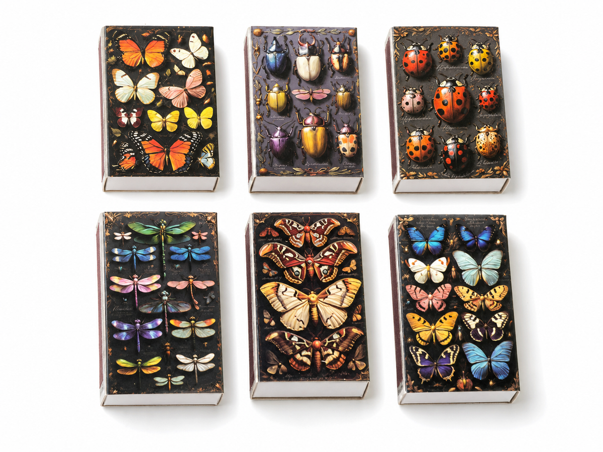 ANN520 - Insect Specimen Matches – Butterflies, Beetles & Dragonflies