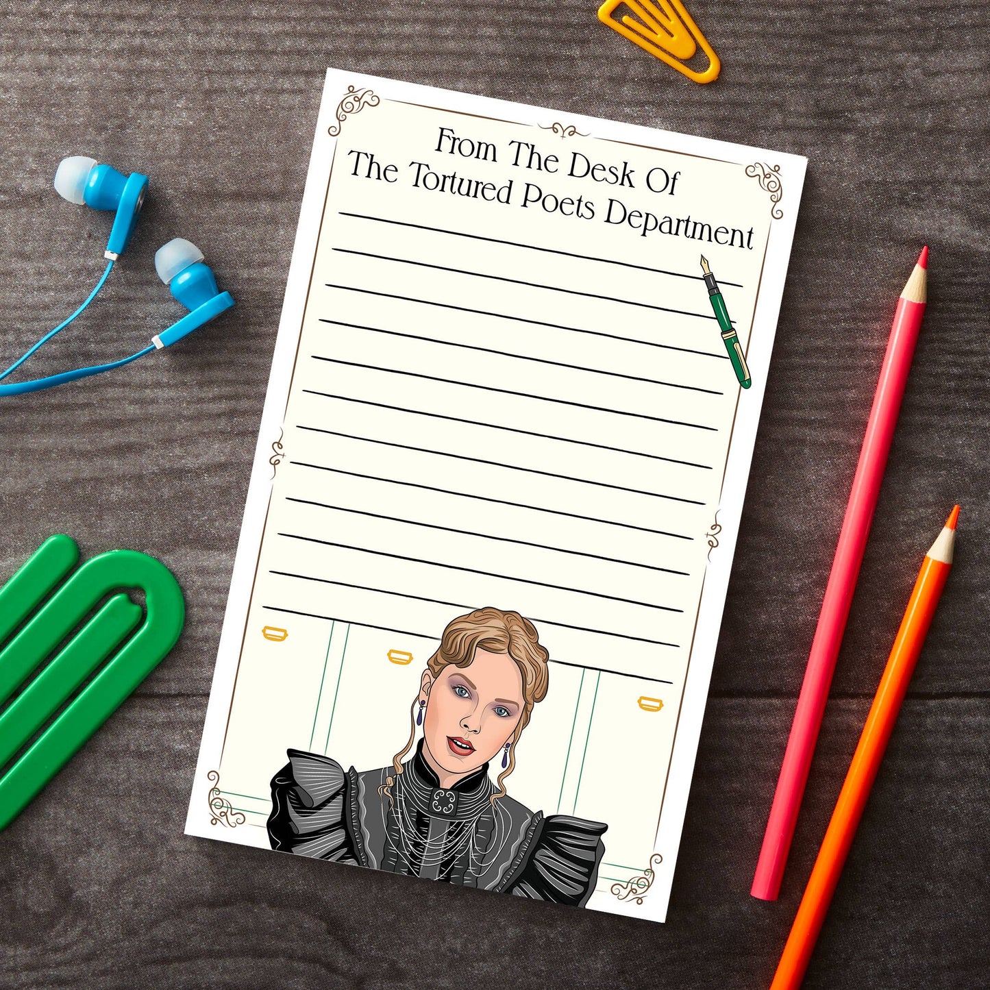 Notepad: Tortured Poets Department Stationery