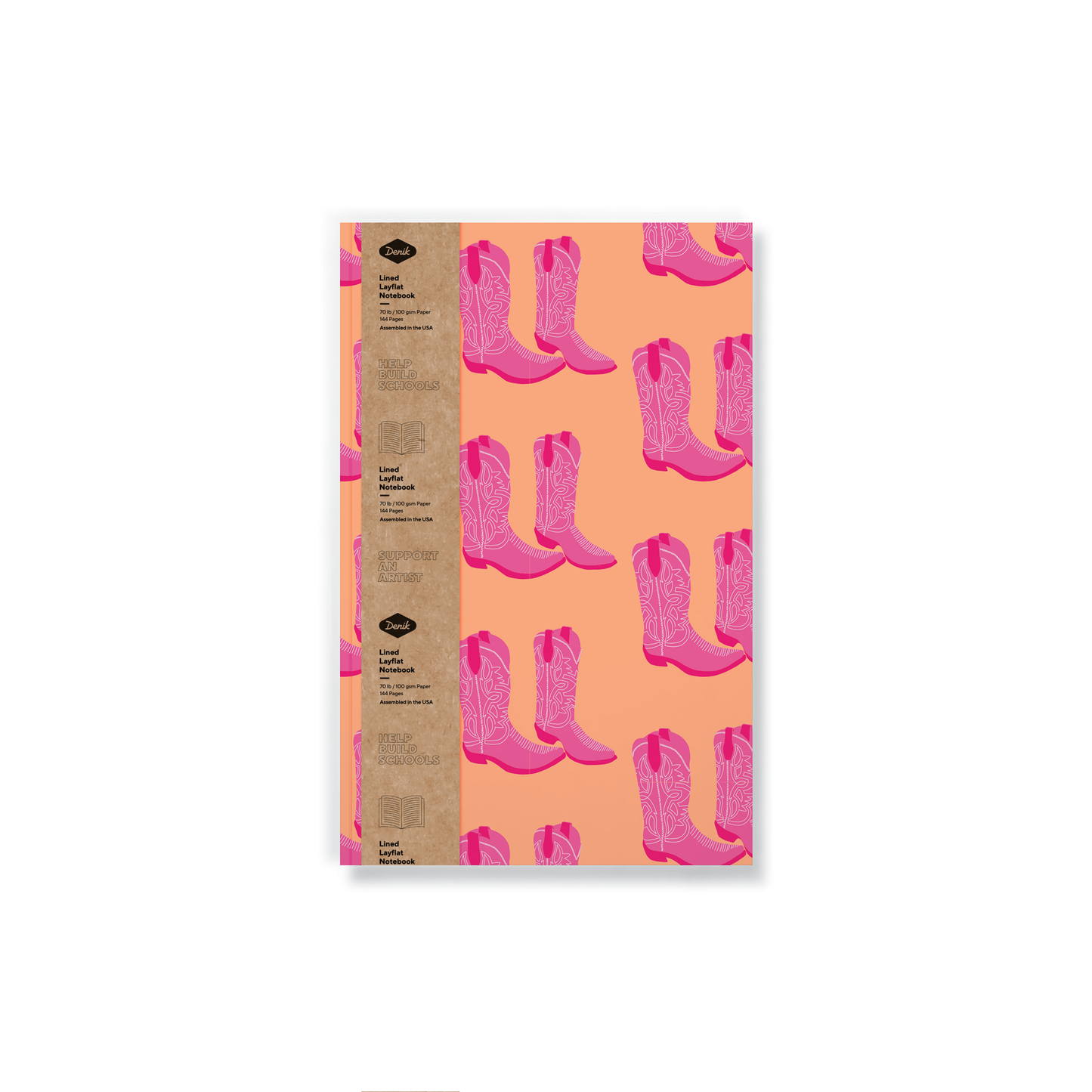 Pink on Blush Classic Layflat Journal Notebook