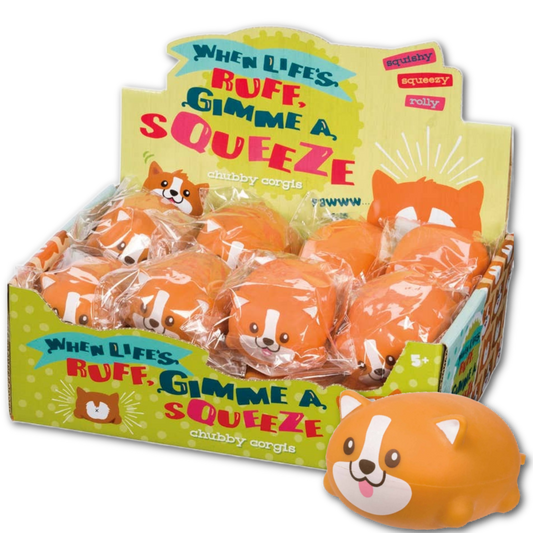 Chubby Corgis Squeeze Toy