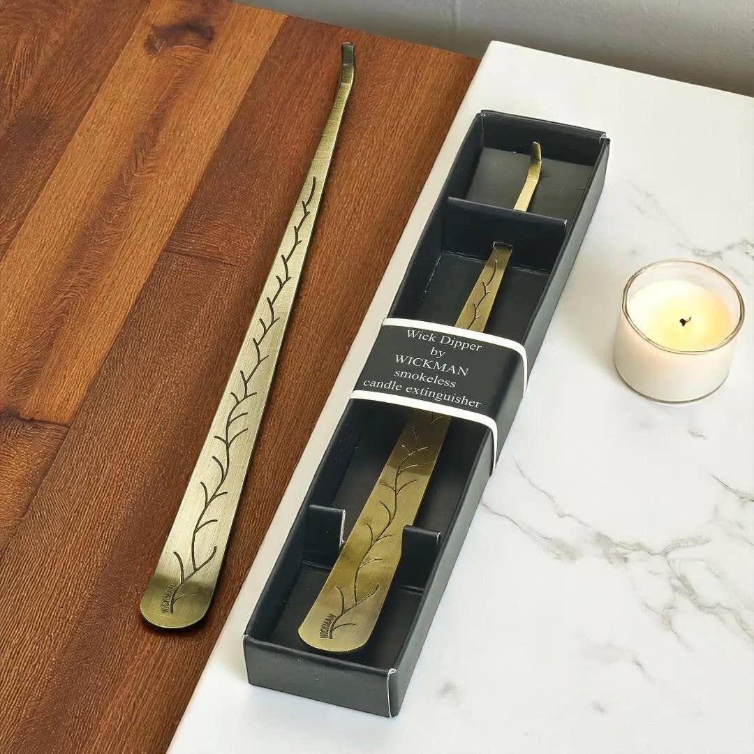 Antique Brass Wick Dipper