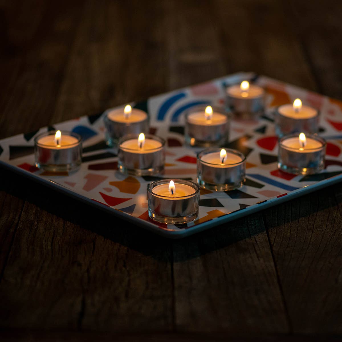 Unscented Tea Light Candles | 24-Count Box