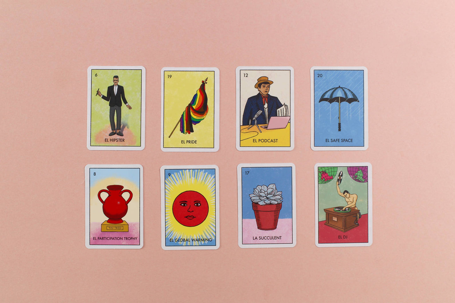Millennial Loteria: Fiesta Edition (Family Friendly Edition)