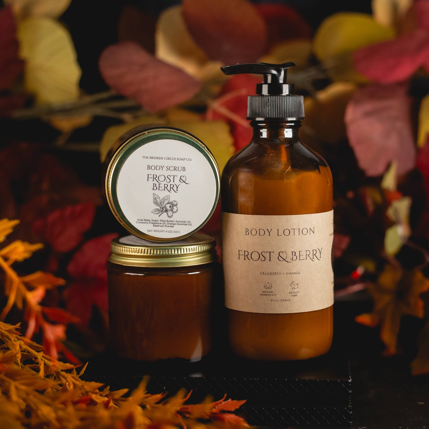 Frost & Berry Body Scrub | Cranberry + Orange | Exfoliating