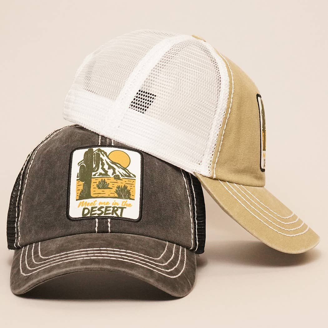 Meet Me In The Desert Cap: KHAKI