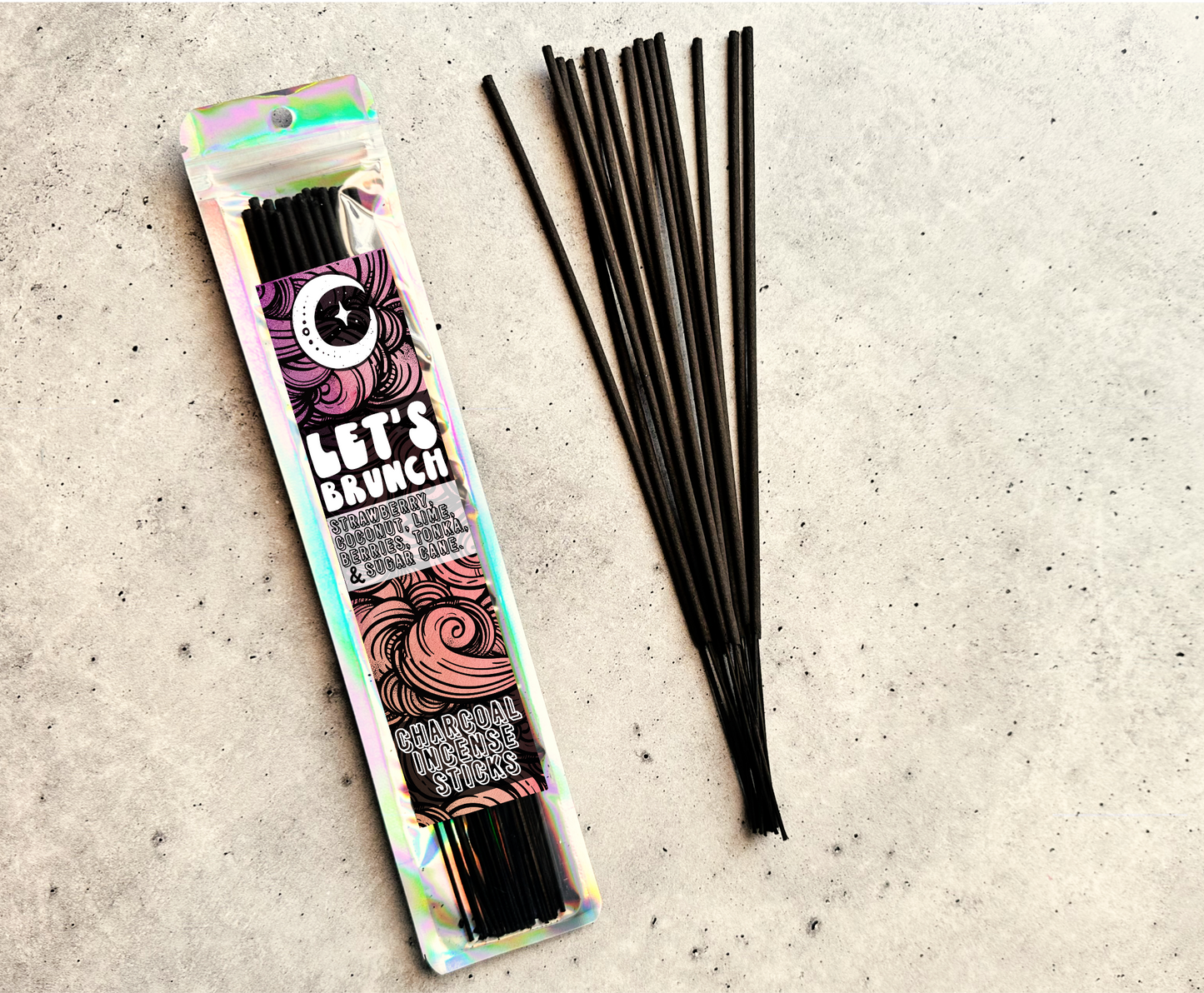 Let's Brunch | 9  Inch Incense Stick | Charcoal Incense