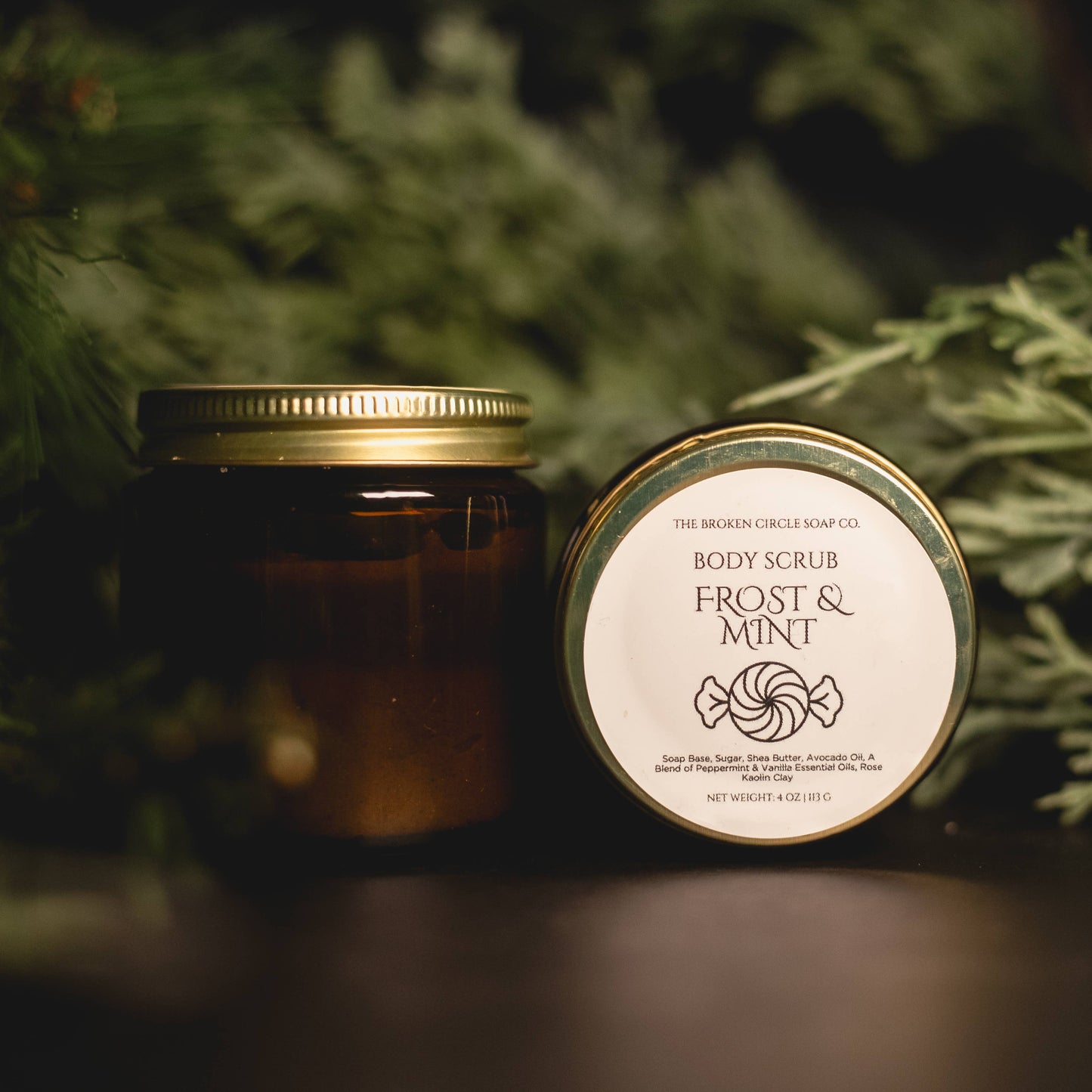 Frost & Mint Body Scrub – Exfoliating Peppermint Vanilla