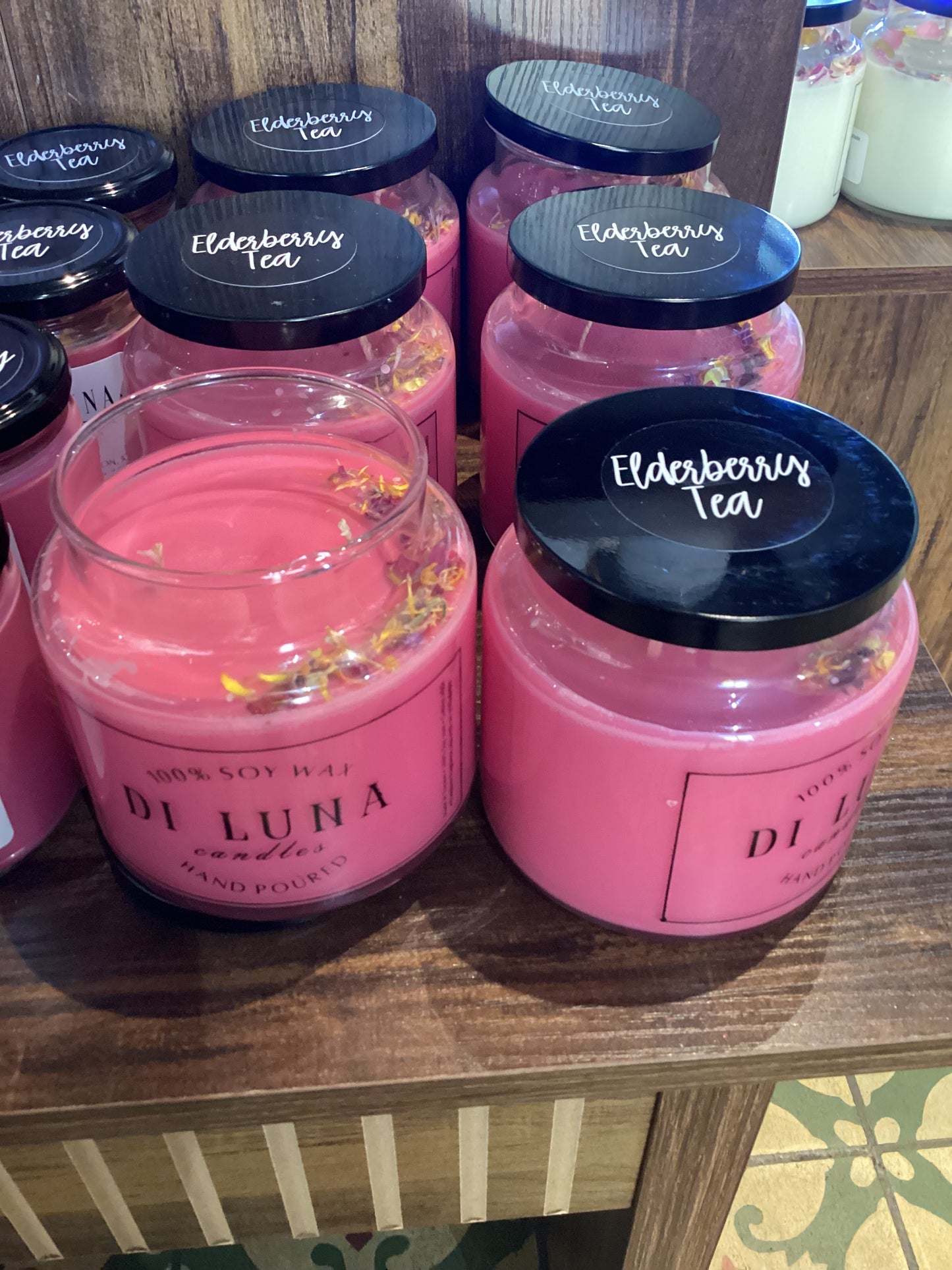 16oz Elderberry Tea Candle
