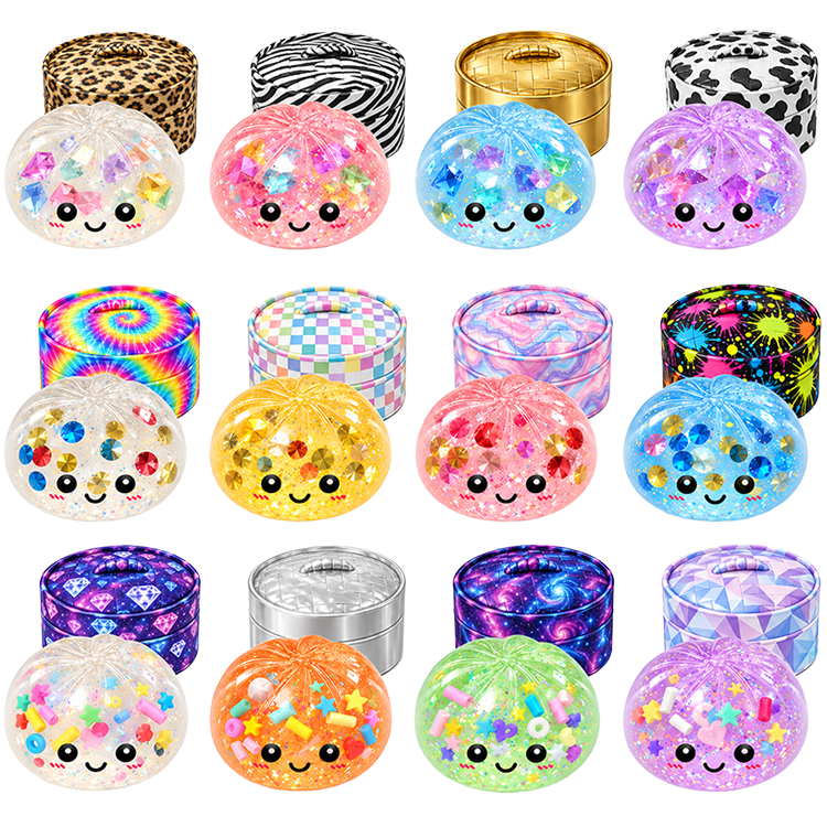 Fun Doh Mystery Gem Squishy Dumpling Toy
