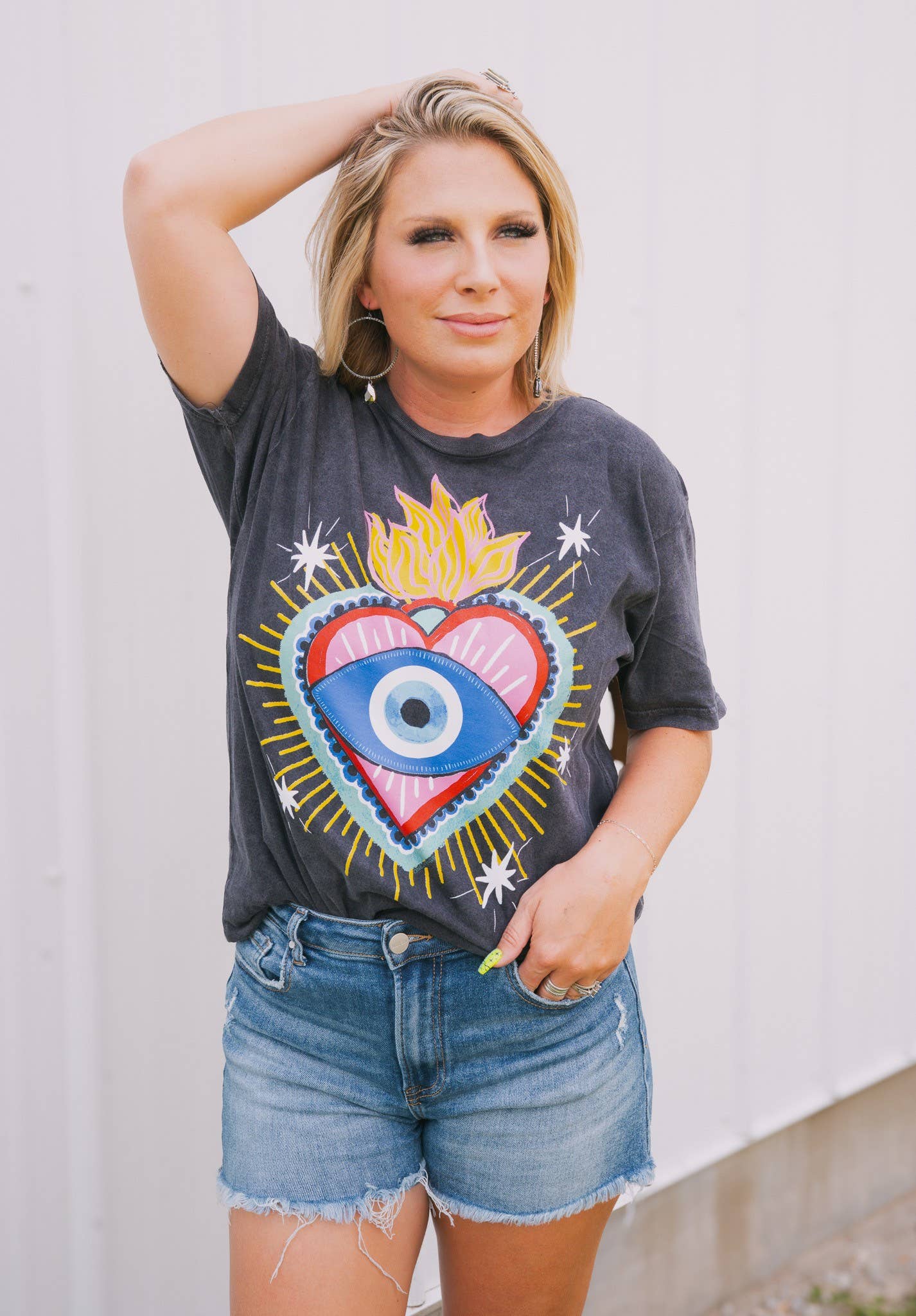 Eye-conic Heart Tee: XL
