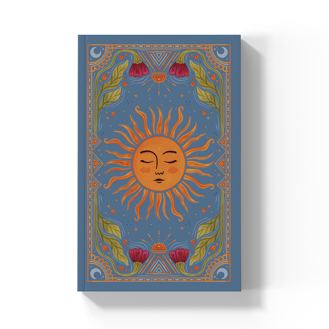 Sun Tarot  Soft Touch Classic Layflat Notebook