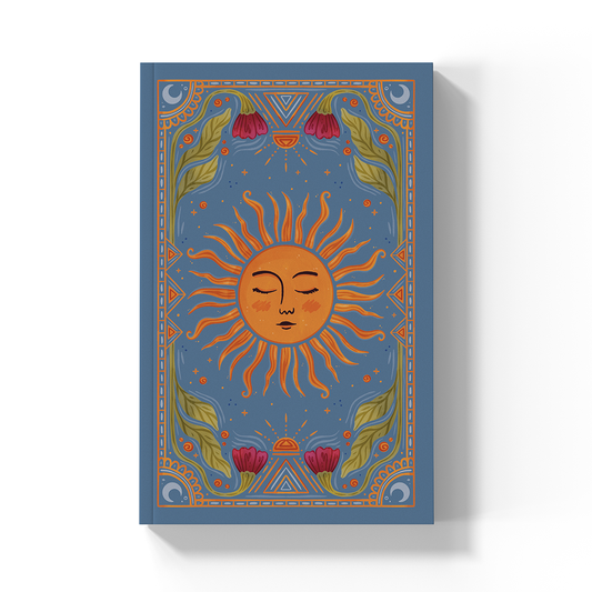 Sun Tarot  Soft Touch Classic Layflat Notebook