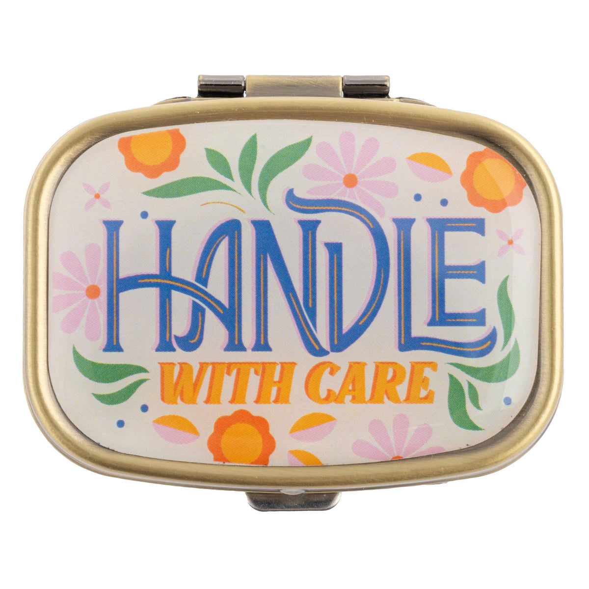 Small Metal Pill Case: Take Your Meds