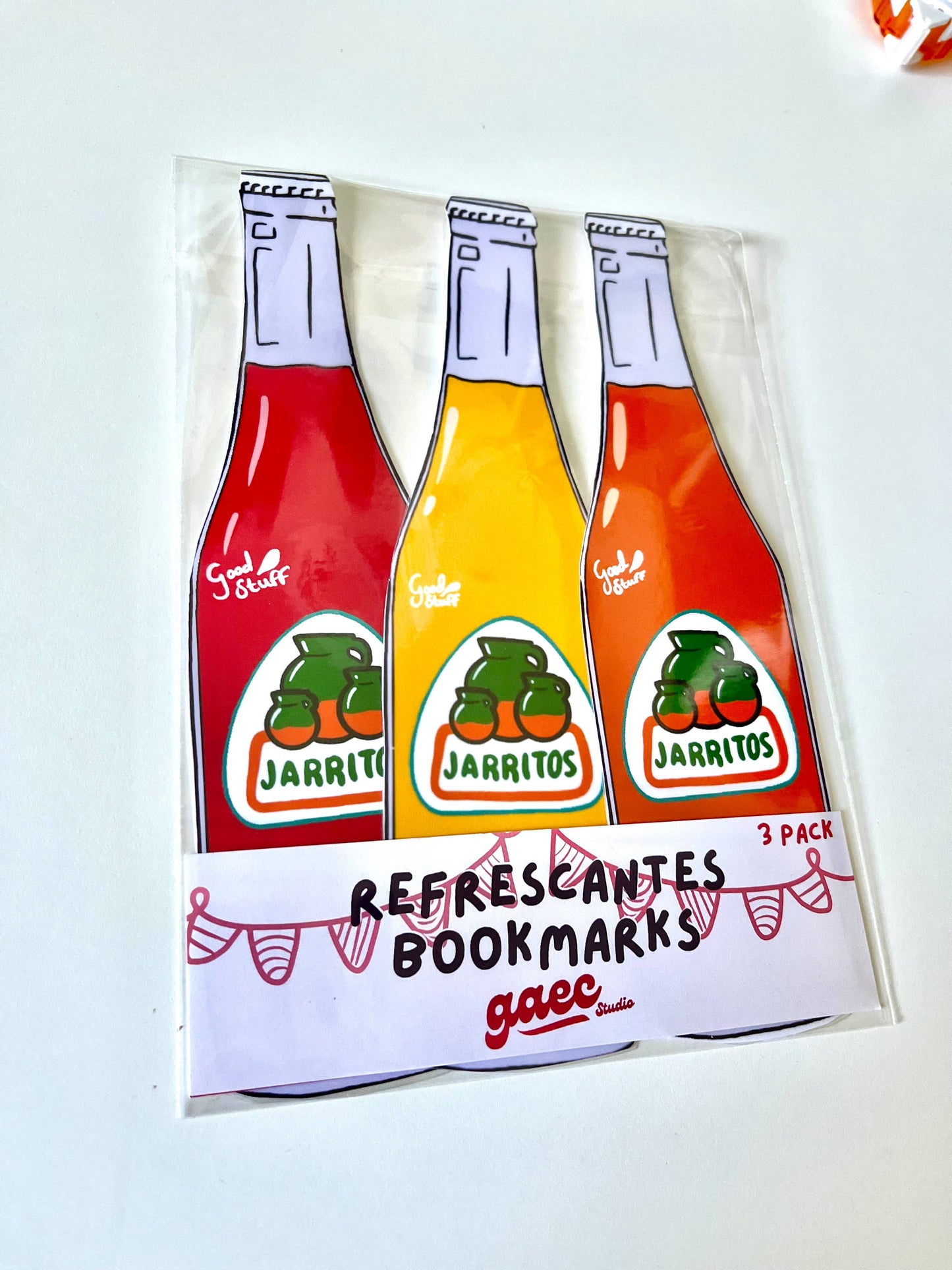 Jarritos cutouts pack of 3 Bookmarks 