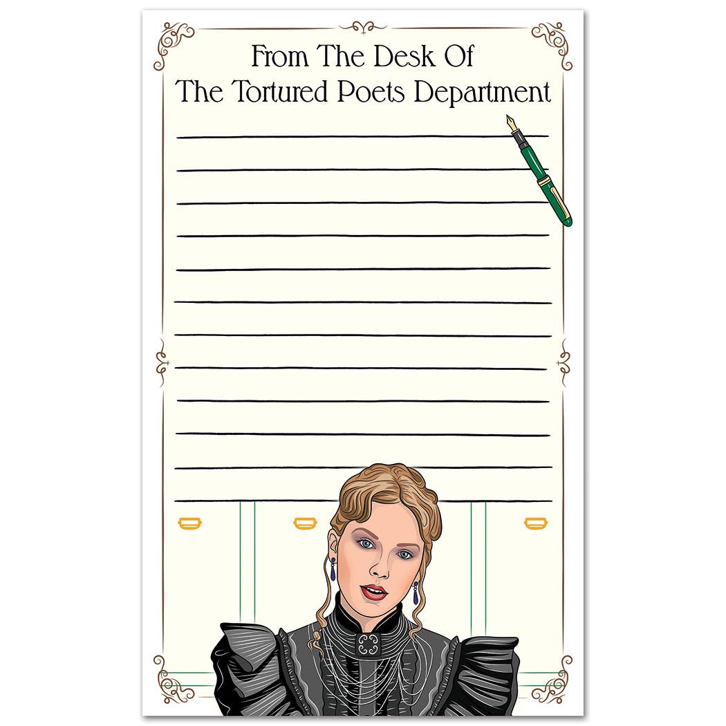Notepad: Tortured Poets Department Stationery