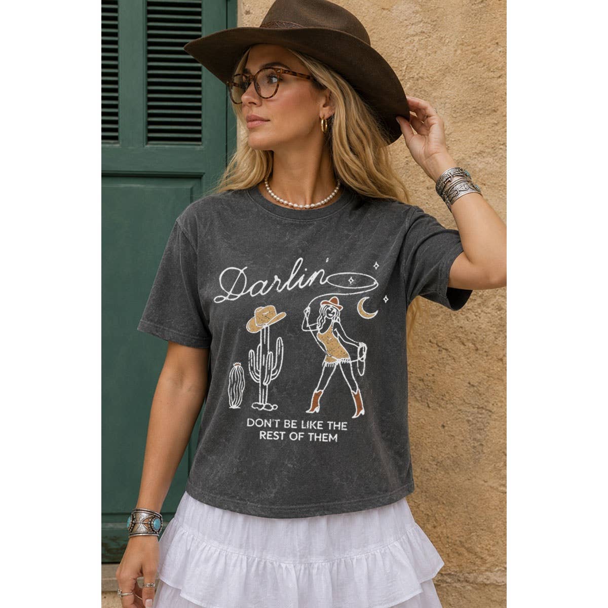 XL DARLIN DON'T BE LIKE THEM Mineral Sage / XL