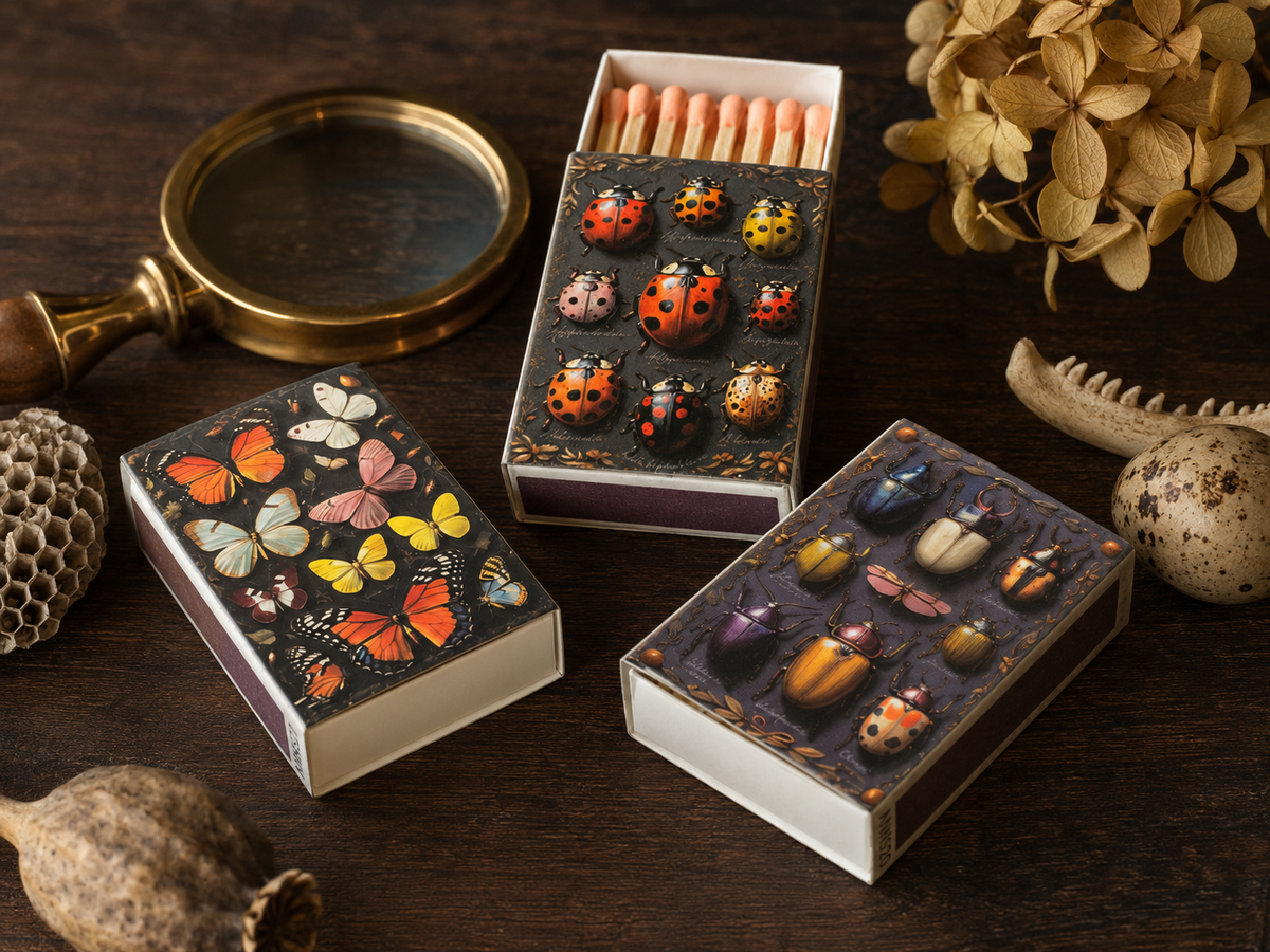 ANN520 - Insect Specimen Matches – Butterflies, Beetles & Dragonflies