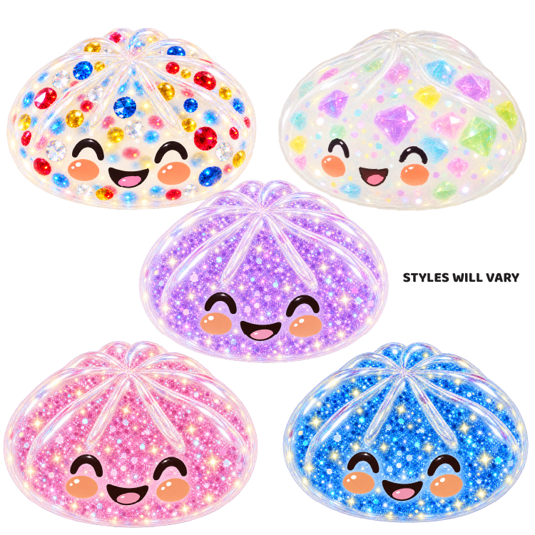 Fun Doh Mystery Gem Squishy Dumpling Toy
