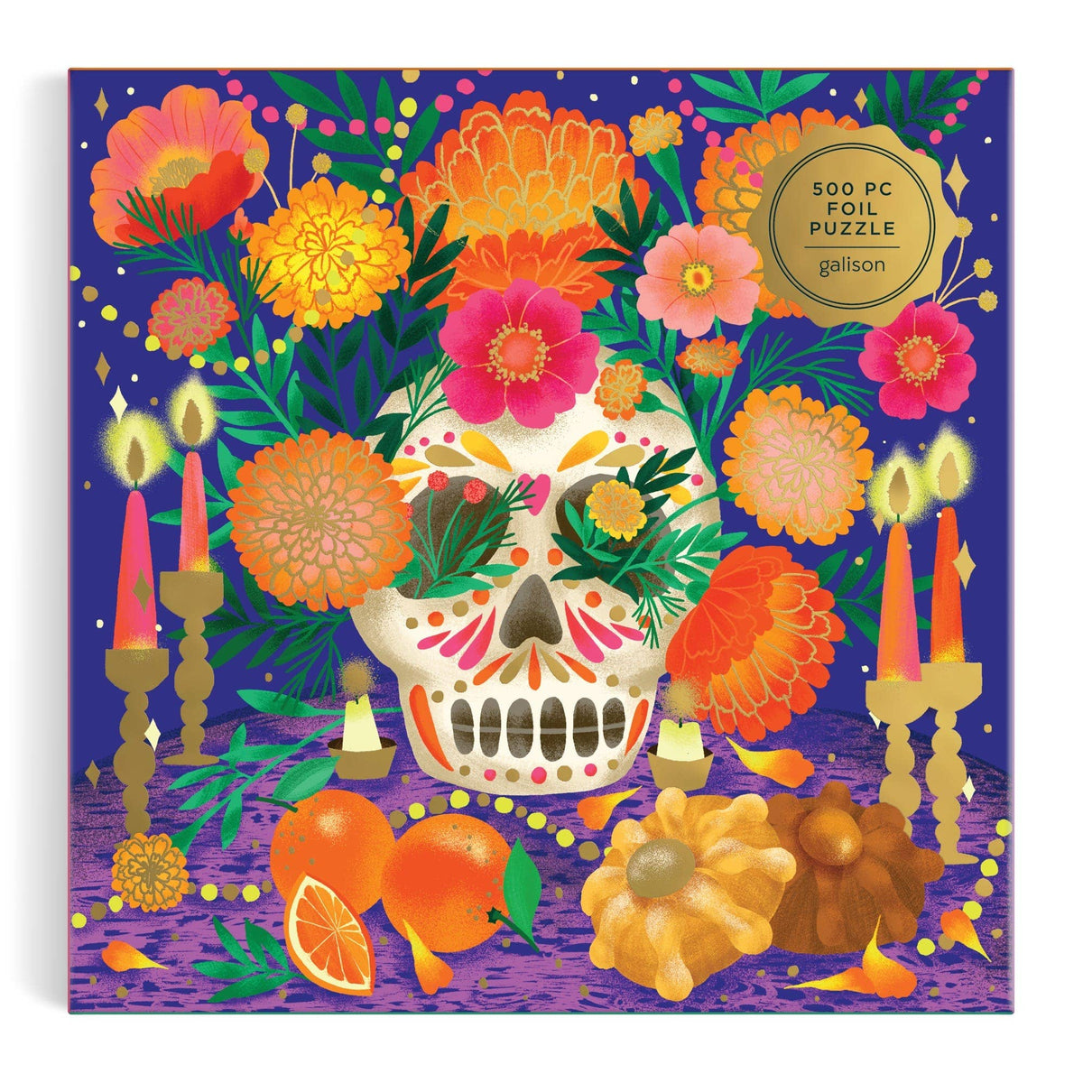 Ofrenda del Dia de Muertos 500 Piece Foil Puzzle